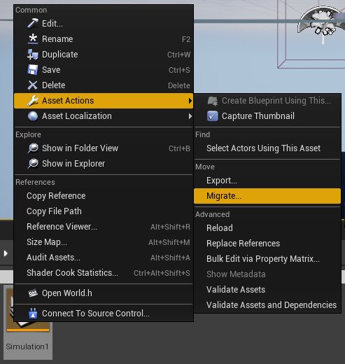 migrate map