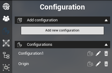 state menu configurations