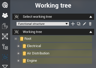 state menu working tree