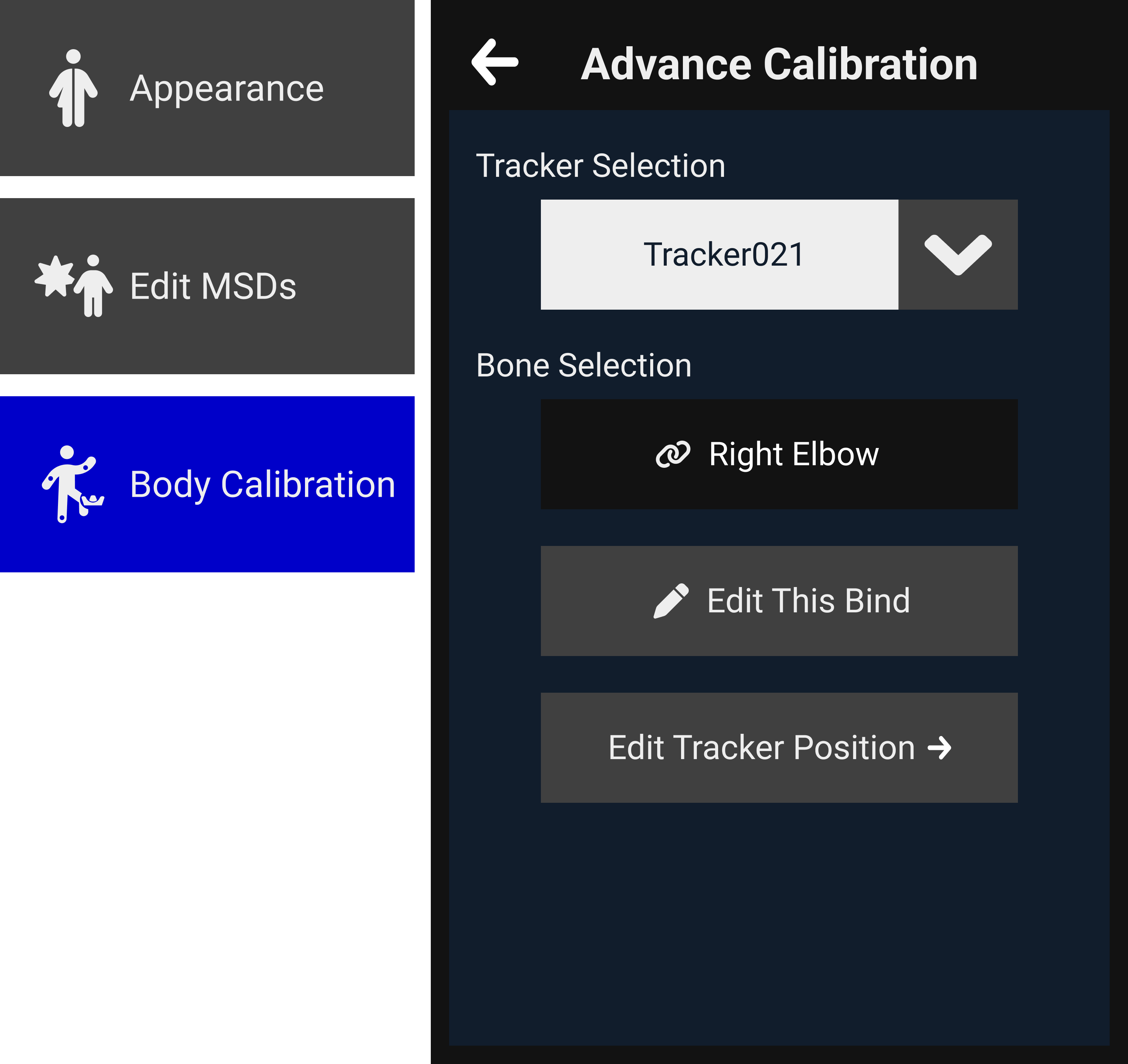 body tracking